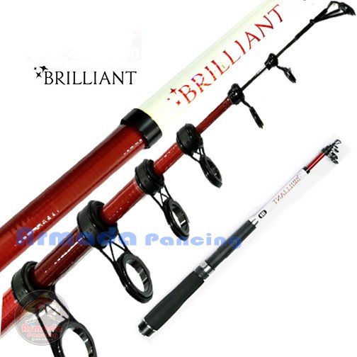Joran Pancing Maguro BRILLIANT I Joran Antena I Carbon Rod I Telescopic