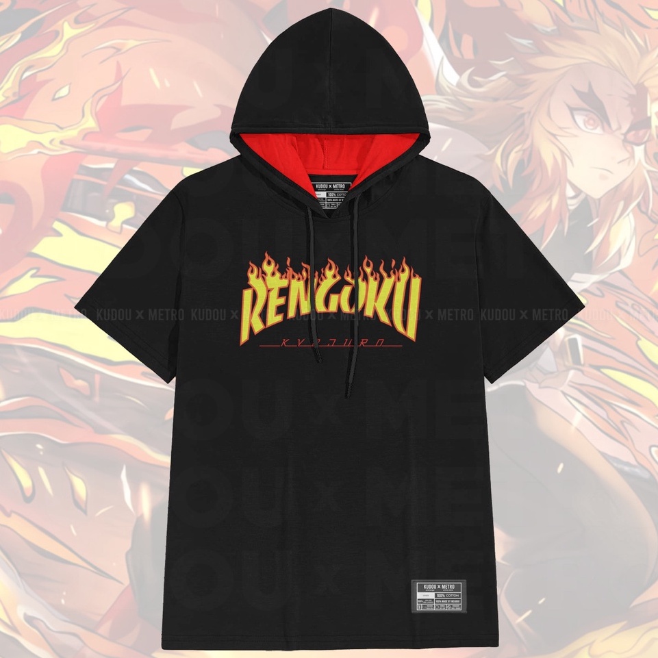 T-shirt Hoodie Rengoku Flame Hashira Anime Manga Premium Unisex