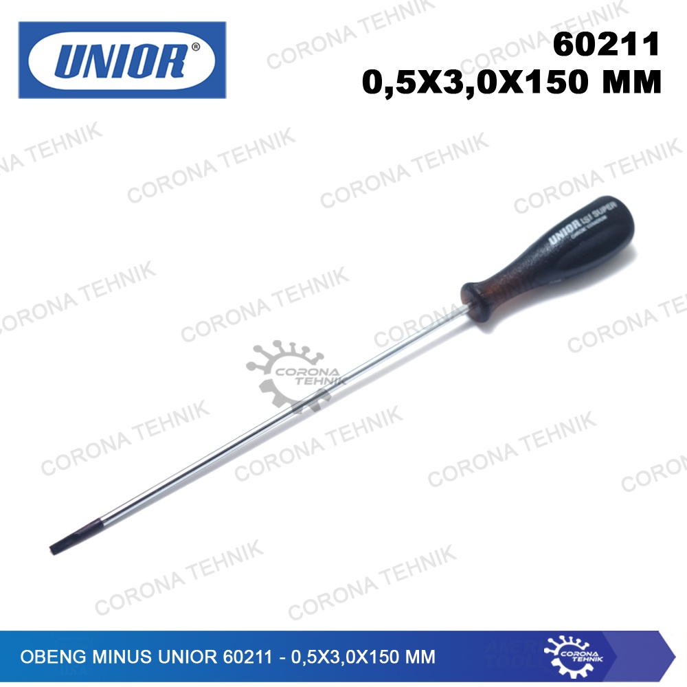 UNIOR 60211 - Sale - Obeng Minus - 0,5x3,0x150 mm