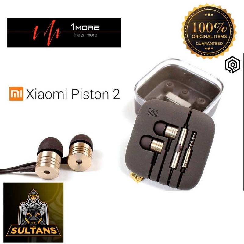 PROMO HANDSFREE XIAOMI PISTON 2 ORIGINAL FOR REDMI SMARTPHONE JACK 3.5MM EARPHONE ANDROID UNIVERSAL