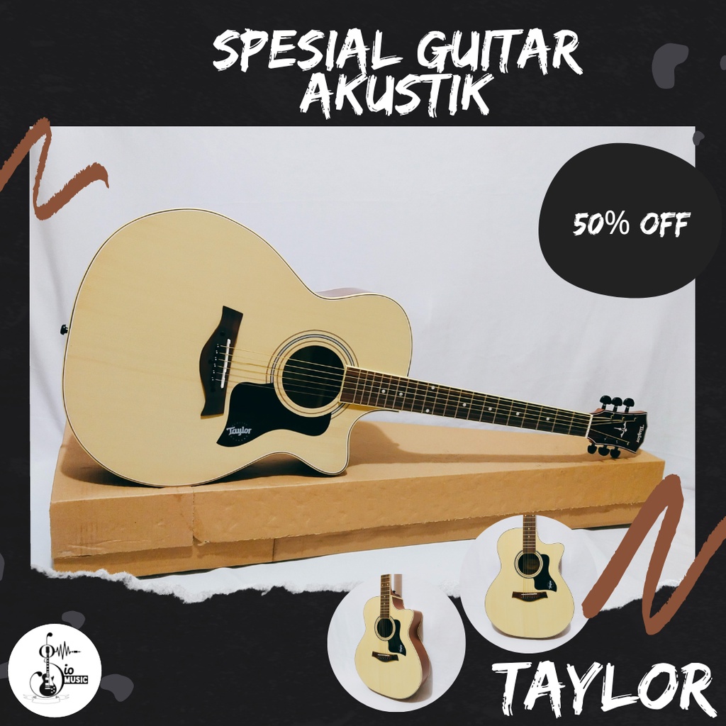 Gitar taylor akustik elektrik HIGHQUALITY | Taylor