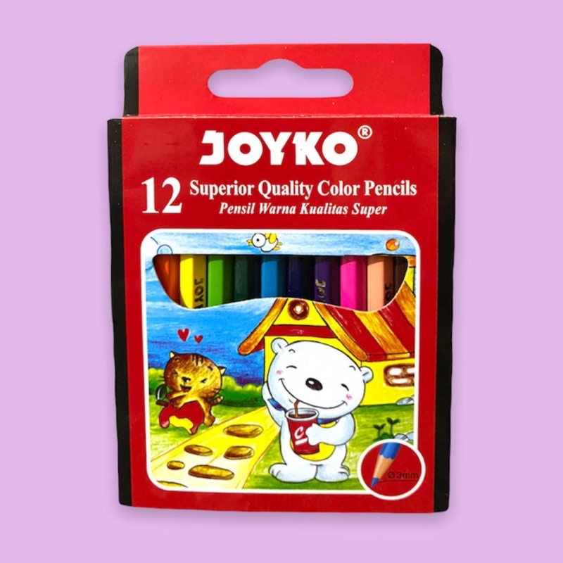 

PENCIL WARNA JOYKO ISI 12 kecil