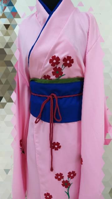 Gintama Shimura Tae Kimono Yukata Cosplay Costume kimono anime