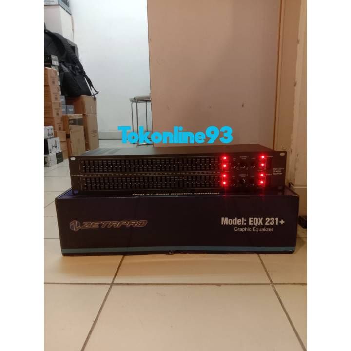 Equalizer Zetapro EQX 231 EQX-231 EQX231 Plus Subwoofer