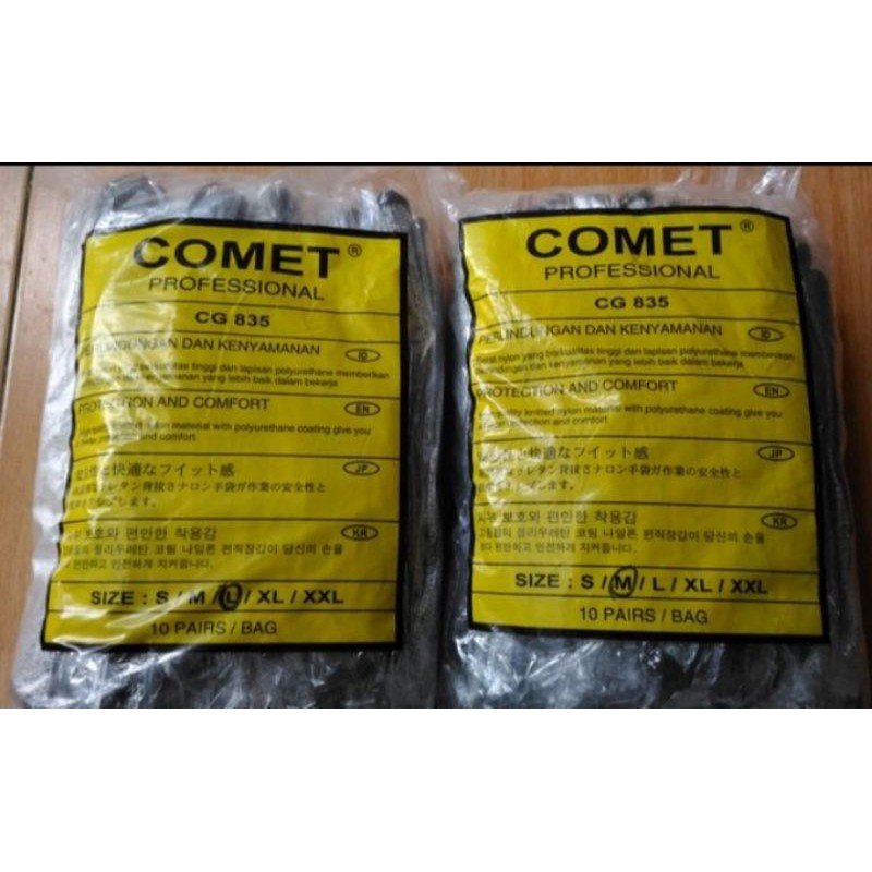 SARUNG TANGAN COMET CG 835 ORIGINAL ANTI SAYAT CUT RESISTANT