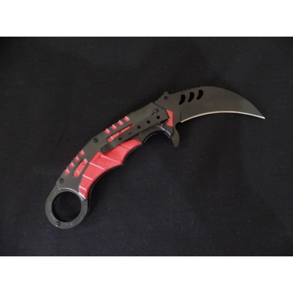 Best Item! PISAU LIPAT KERAMBIT CK P1173 CM81 FOLDING KNIFE SURVIVAL KIT OUTDOOR