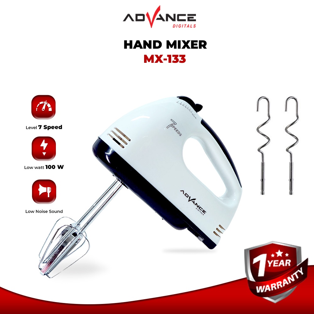 Jual Advance Hand Mixer Mx133 Alat Pengocok Telor Pengaduk Adonan