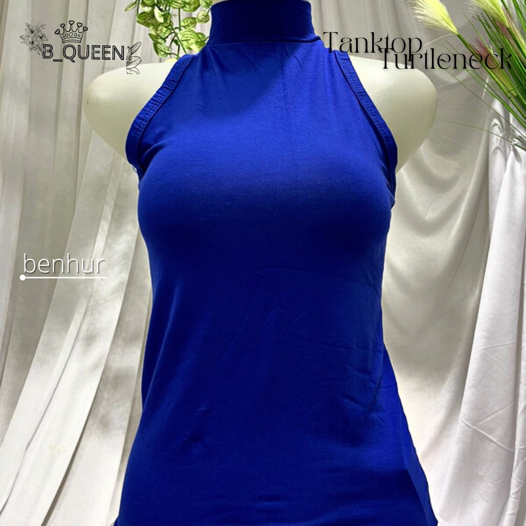 Tanktop Turtle Neck / Atasan wanita ABG / Dalaman Muslimah Murah Grosir-benhur