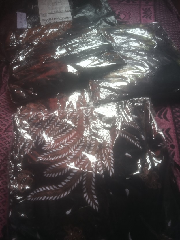 Ms Gamis Batik Sriwedari Maxi Bumil/busui Katun Sogan Allsize Dan Jumbo