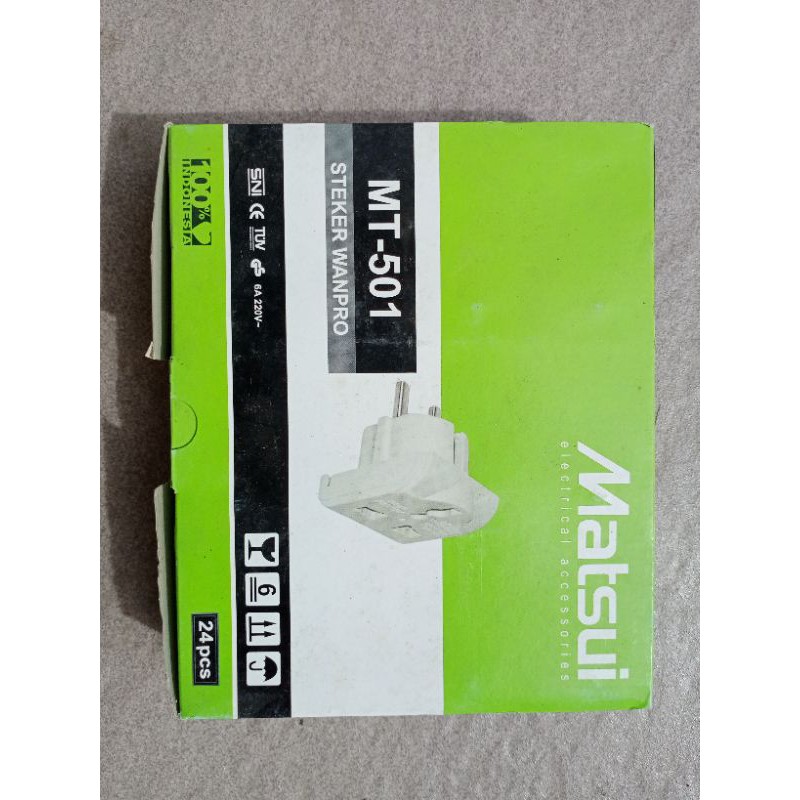 MATSUI Steker Wanpro Over Steker Adaptor MT501 Kuningan Best Seller MATSUI