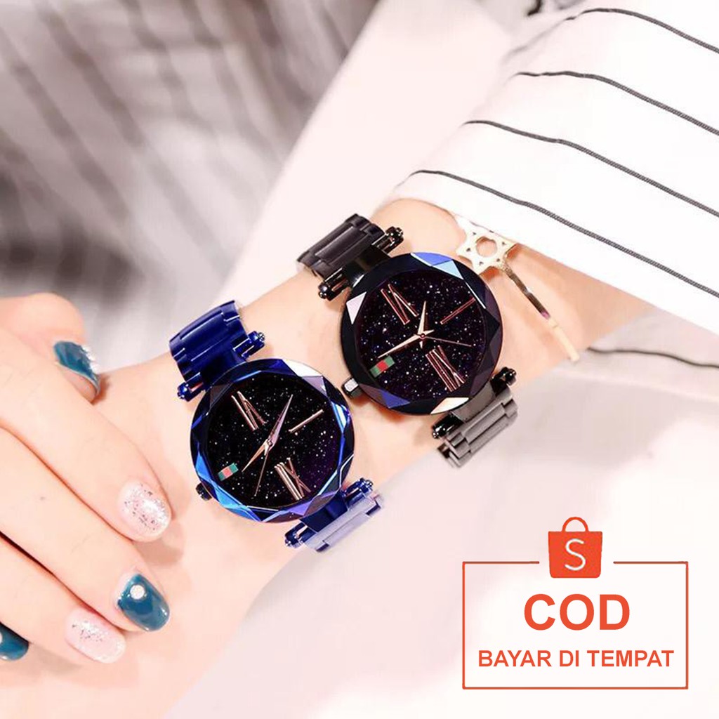 ✅COD Jam Tangan Rantai Analog Watch Fashion Wanita Cewek Anti Air Murah Couple Original