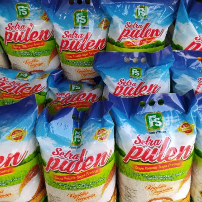 

Beras Fs Food Station Sentra Pulen 5kg khusus gojek