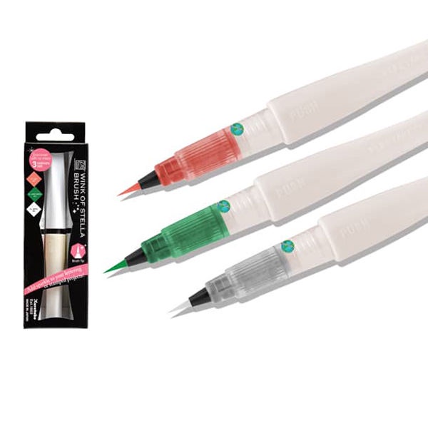 

Zig memory system wink of stella brush 3 color set MS 55
