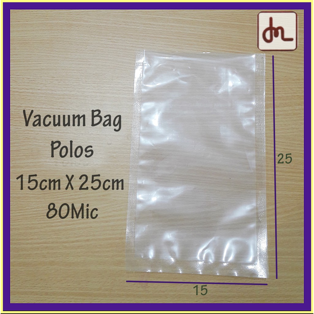 Diskon Vacuum Bag 15x25 80 Micron / Plastik Vacum Makanan Termurah Min Order 100 Pcs 1eKJ3NTBeraEL