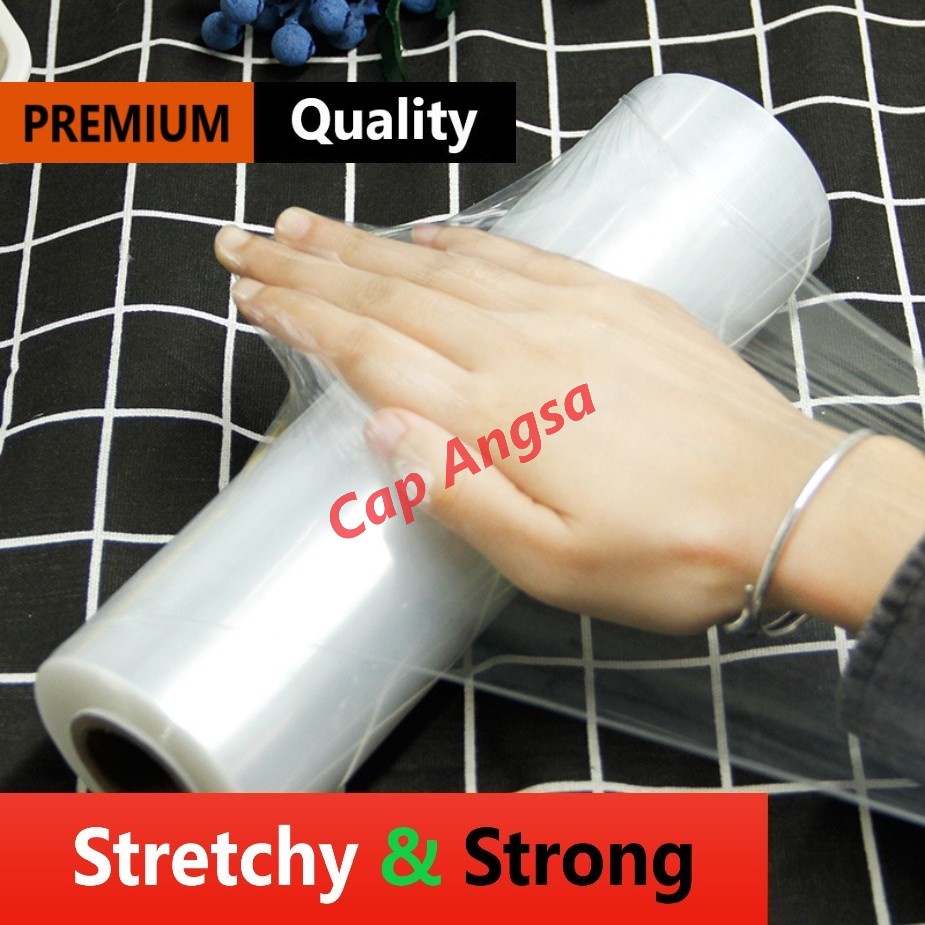 JIE ANGEL WRAPPING FILM CLING WRAP FOOD 30CM X 300M PLASTIK ROLL BUNGKUS MAKANAN 20 CM 200 M JUMBO 30 100m