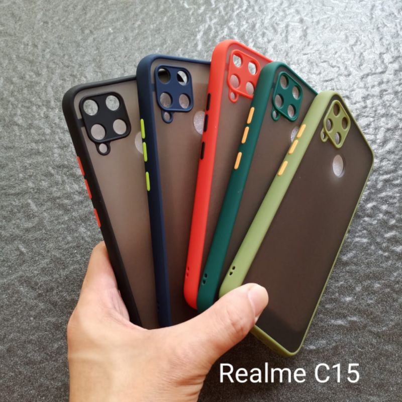 Case Realme C15 C12 C25 Narzo 30A ( 10 model ) soft softcase softshell silikon cover casing kesing housing