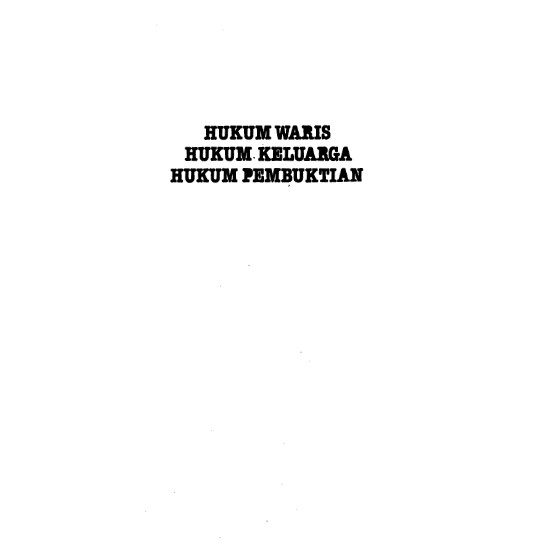 hukum waris ali afandi