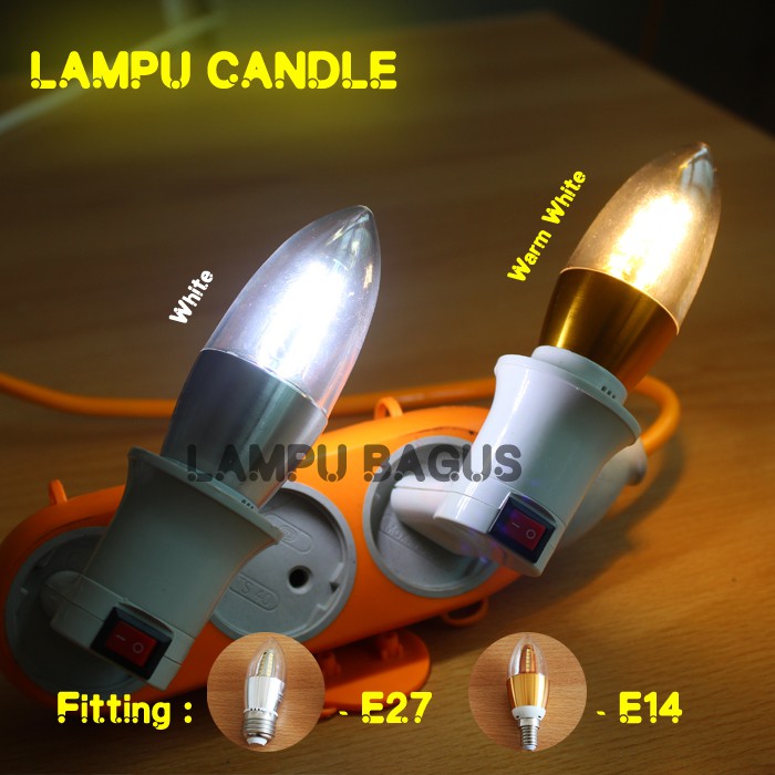 Lampu Candle LED / Bohlam Lampu Lilin Led smd 5W 7W Candle Light