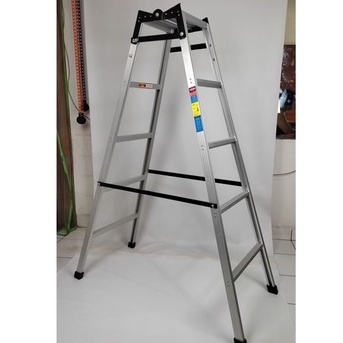 TANGGA ALFALINK ALUMINIUM MODEL LIPAT / LADDER / PERTUKANGAN / 150 CM - 200 CM