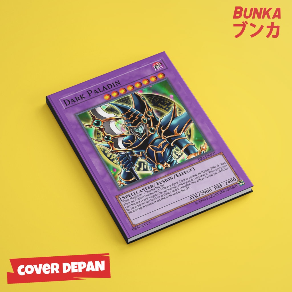 

Notebook Yu Gi Oh Dark Paladin Hardcover A5 Skin Buku Tulis Catatan Notes Agenda Planner Jurnal