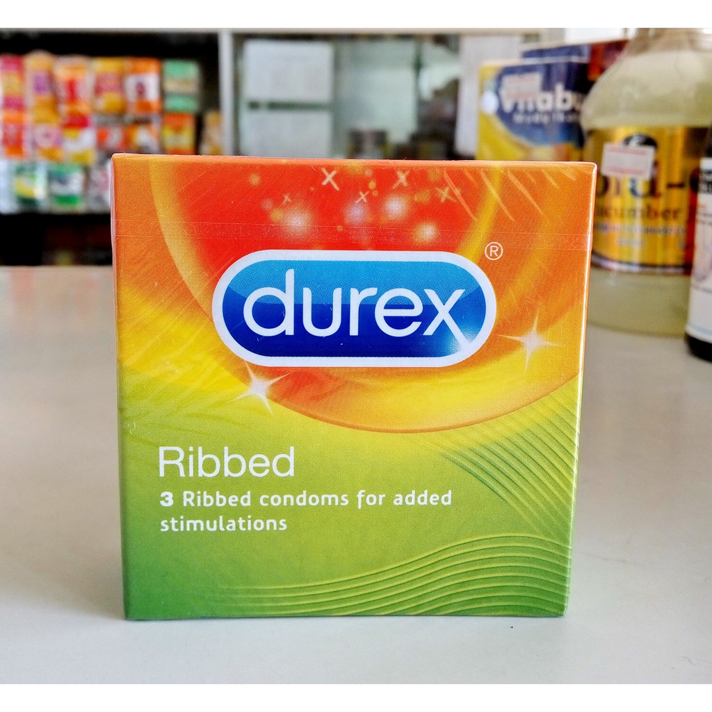 Kondom Durex Ribbed Isi 3 Tekstur Gerigi Shopee Indonesia 