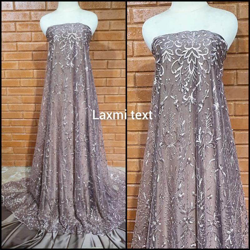 Kain tile akar mutiara  / bahan tile mutiara/ cocok untuk dress gaun seragaman dll TERMURAH