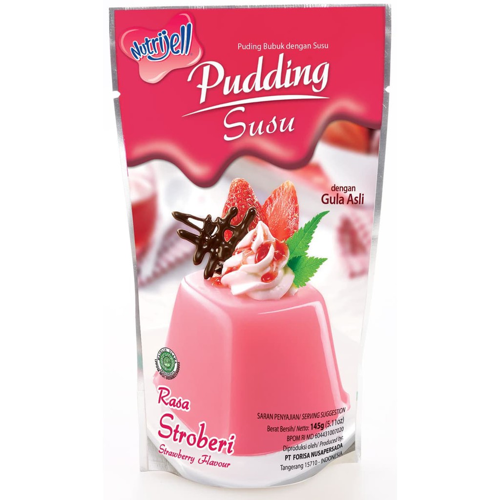 

Pudding Susu Nutrijell strawberry 145g