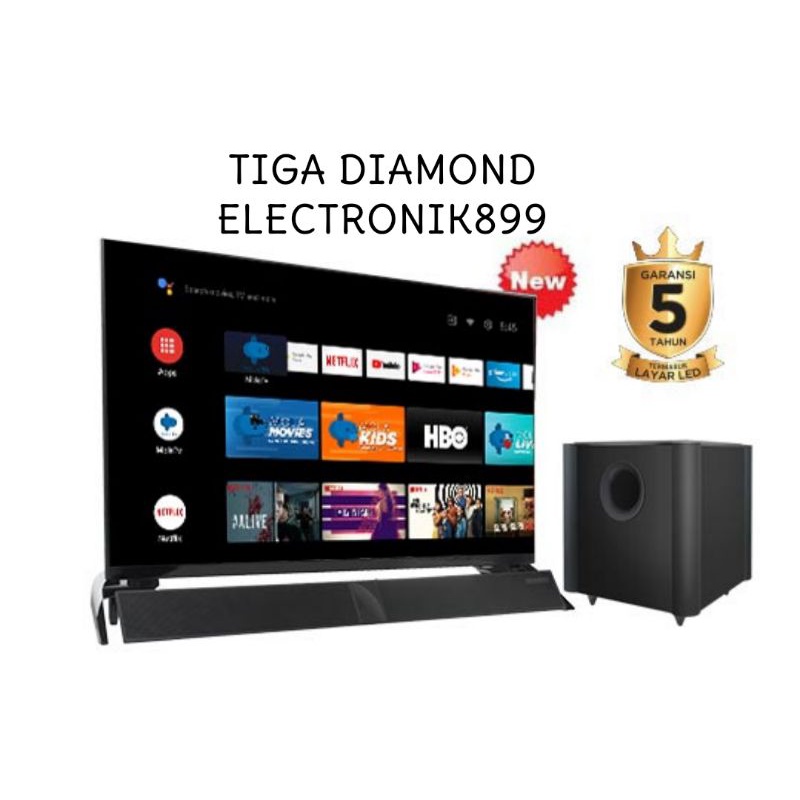 TV LED POLYTRON 32 INCH/32BAG9953 USB MOVIE HD MOVIE ANDROID