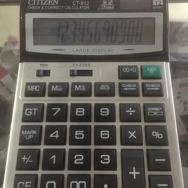 

Kalkulator Citizen 912