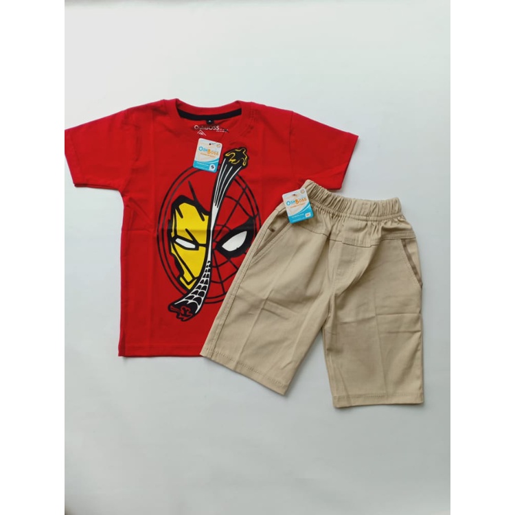 STCP- PREMIUM SETELAN KAOS DISTRO ANAK MOTIF KARAKTER LUCU DAN CHINO PENDEK 1-10 TAHUN PART 2-1