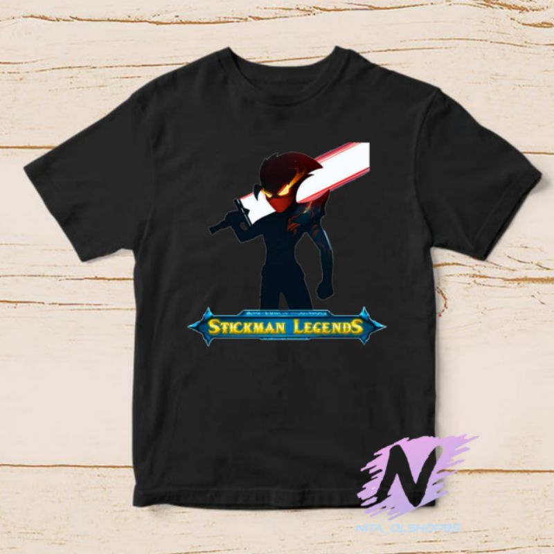 stickman lengend kaos anak kartun baju stickman mobile