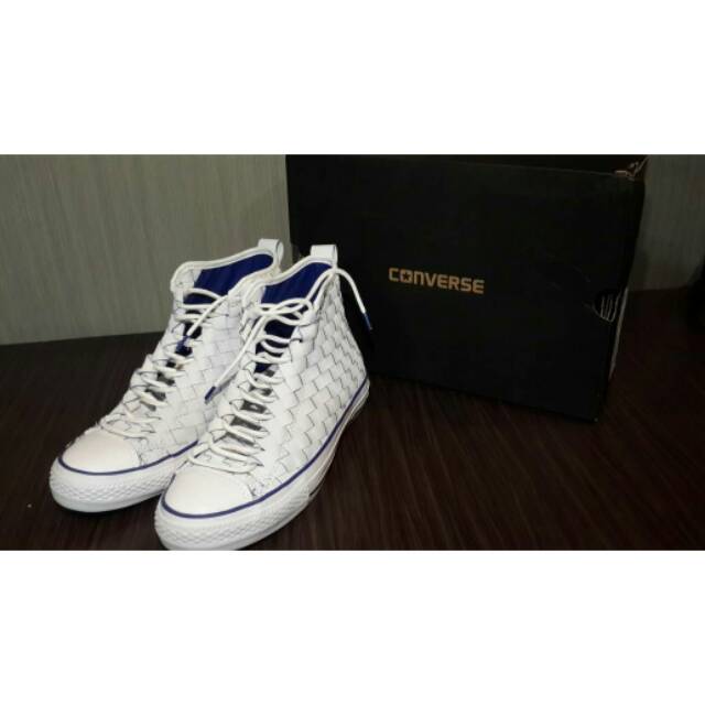 Sale autentik converse chuck taylor all stasiun cobalt woven