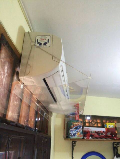 READY Talang AC Reflektor akrilik 0,5 1 PK Air Conditioner Daikin Universal sharp penghalang angin