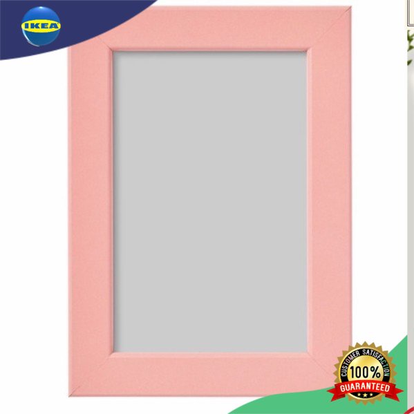 Frame foto ikeya FISKB0 Bingkai Foto Dinding/Standing Ukuran 10x15cm (4R) Original_Pink
