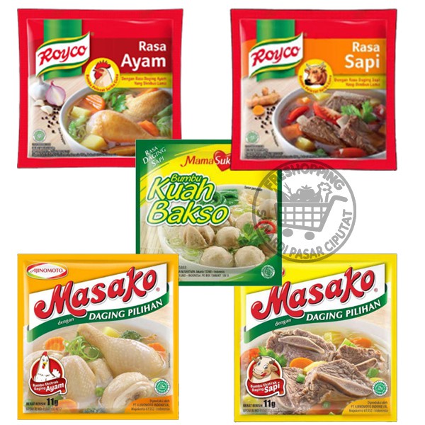 Royco, Masako &amp; kuah baso /pcs