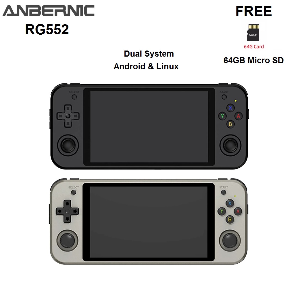 ANBERNIC RG552 64GB - Dual Mode Emulator Retro Game Handheld Console