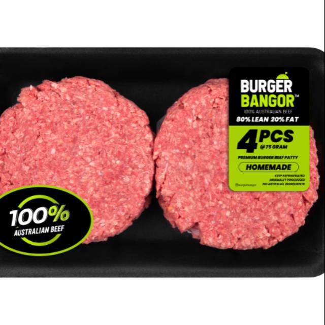 

DAGING BURGER PREMIUM BANGOR / HOMEMADE GRADE