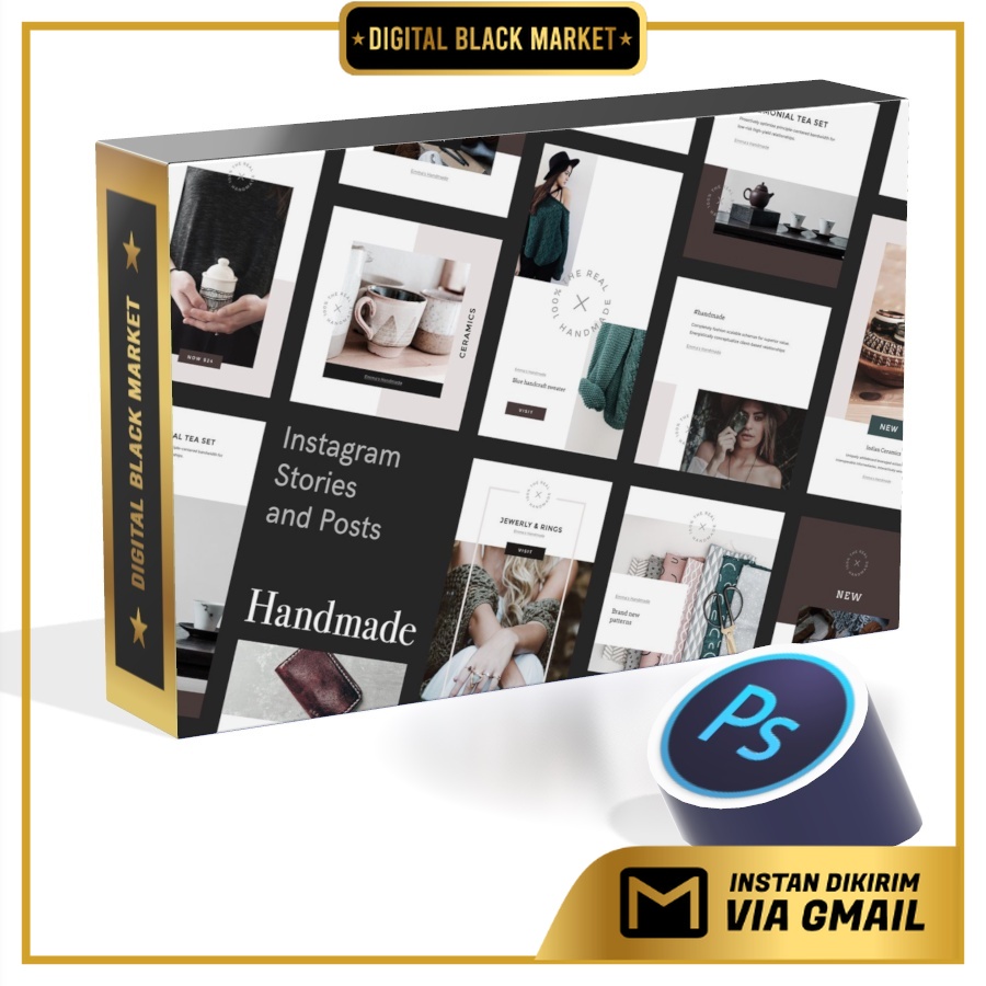 Handmade Instagram Stories and Posts - Photoshop