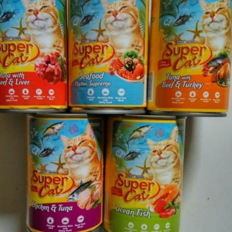 Makanan Kucing / Cat Food SUPERCAT 400 Gram MURAH