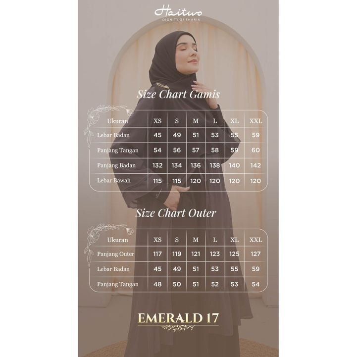 New Collection Haitwo EMERALD 17 Bahan Morelli Stretch Dress Elegant Modern Simpel by Haitwo bisa COD