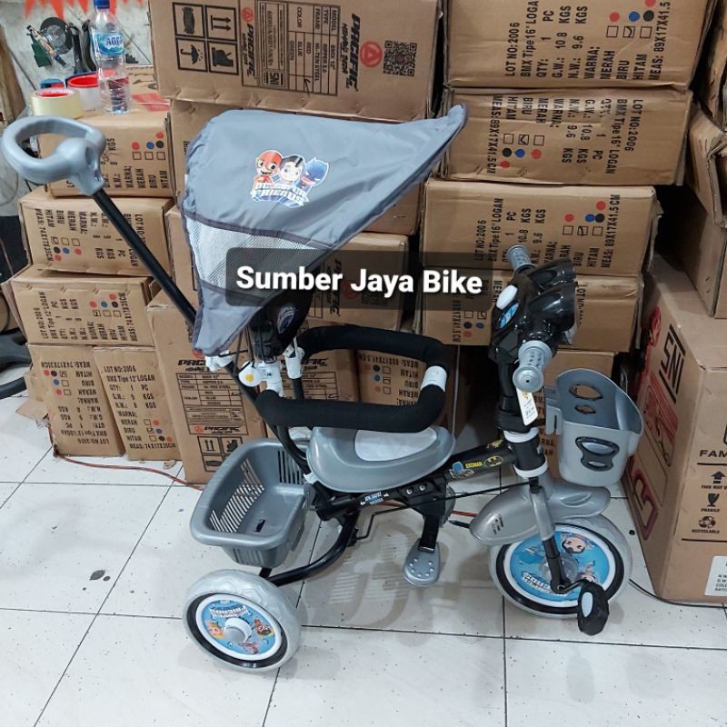 Sepeda Anak Roda 3 stroller tricycle Family F 916 HT