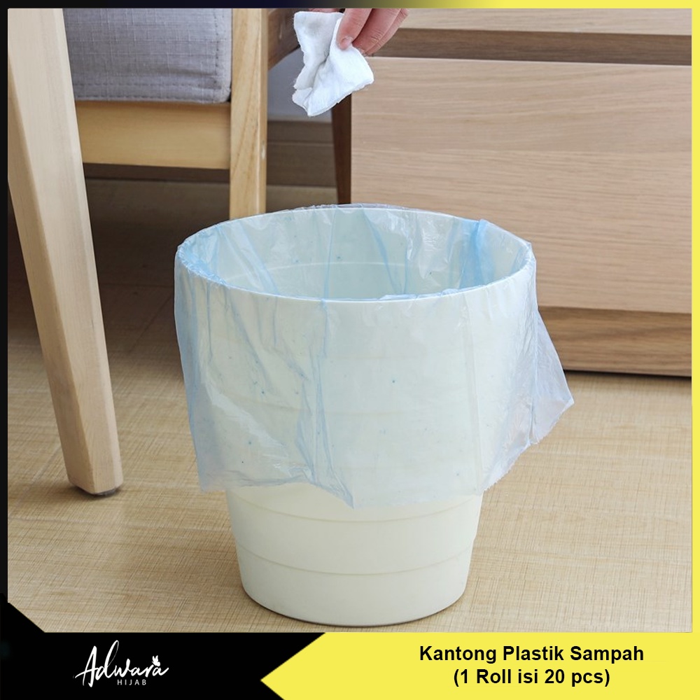 Plastik Kantong Sampah Roll Isi 15 Kantong Plastik Ukuran 45x50 cm