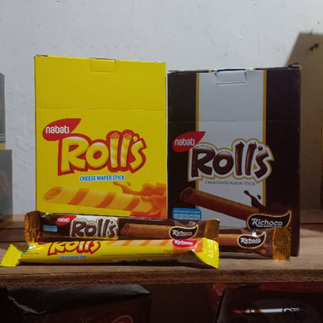 

Nabati Rolls Richeese & Richoco (8gr x 20bks)