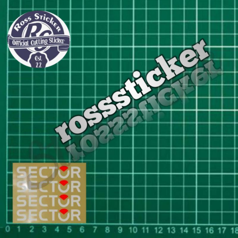 sticker cutting sector sticker visor helm kekinian custom