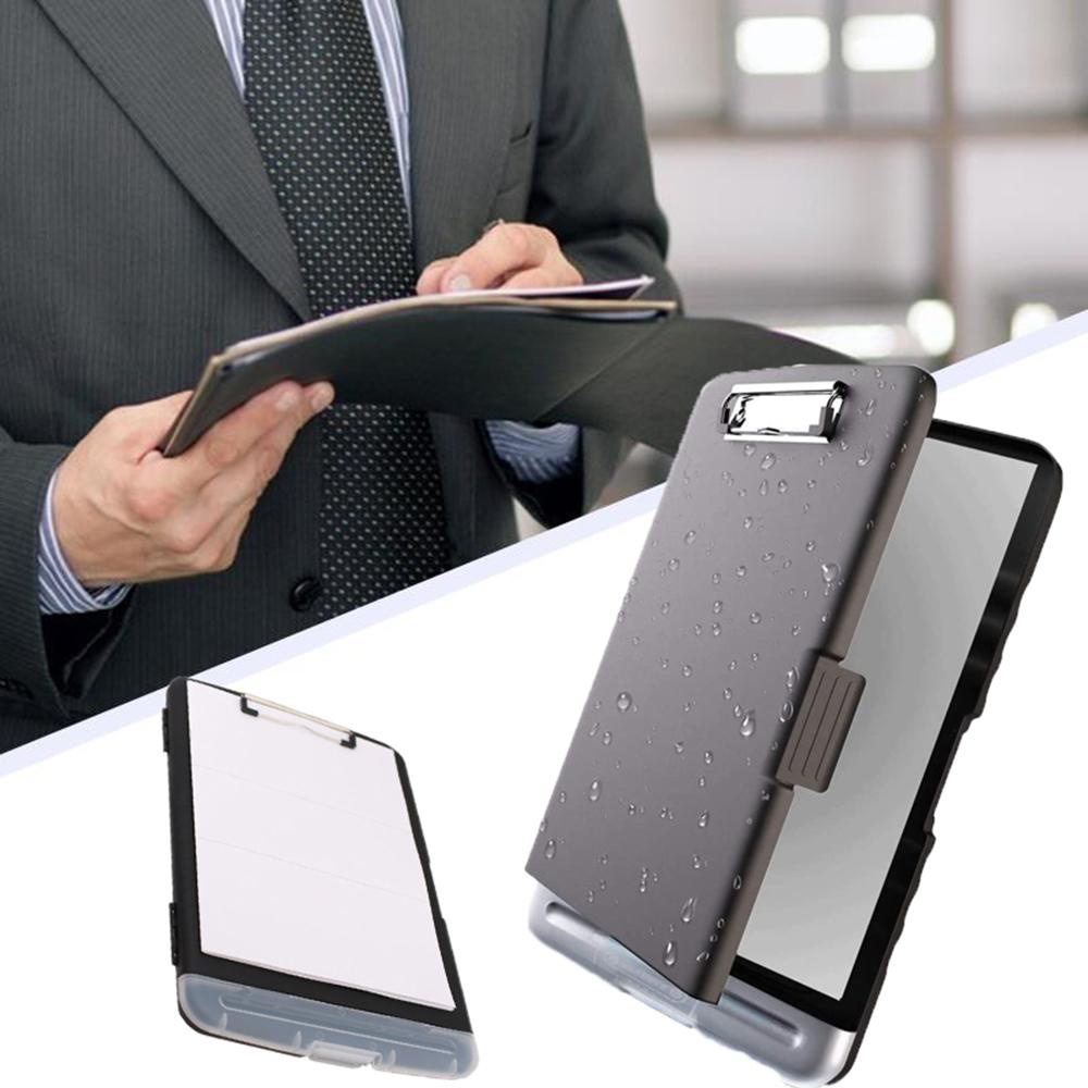 Lanfy Clipboard Box Document Case Classic File Organizer Dengan Penyimpanan Alat Tulis Slimcase Box Multifungsi