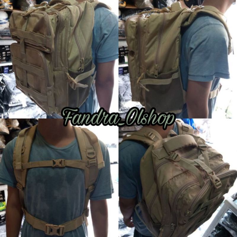 Tas Ransel Jatah POLRI / Ransel BKO / Ransel Tempur / Ransel Lebanon / Ransel Brimob / Sabhara.