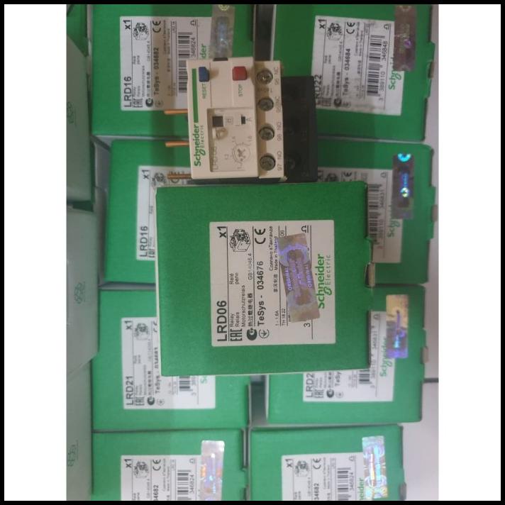 Thermal Overload Schneider Lrd06 / Lrd06 (1-1.6A) Diskon