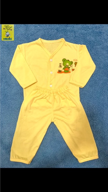 PIYAMA PANJANG BAYI NEWBORN WARNA 0-3 BULAN