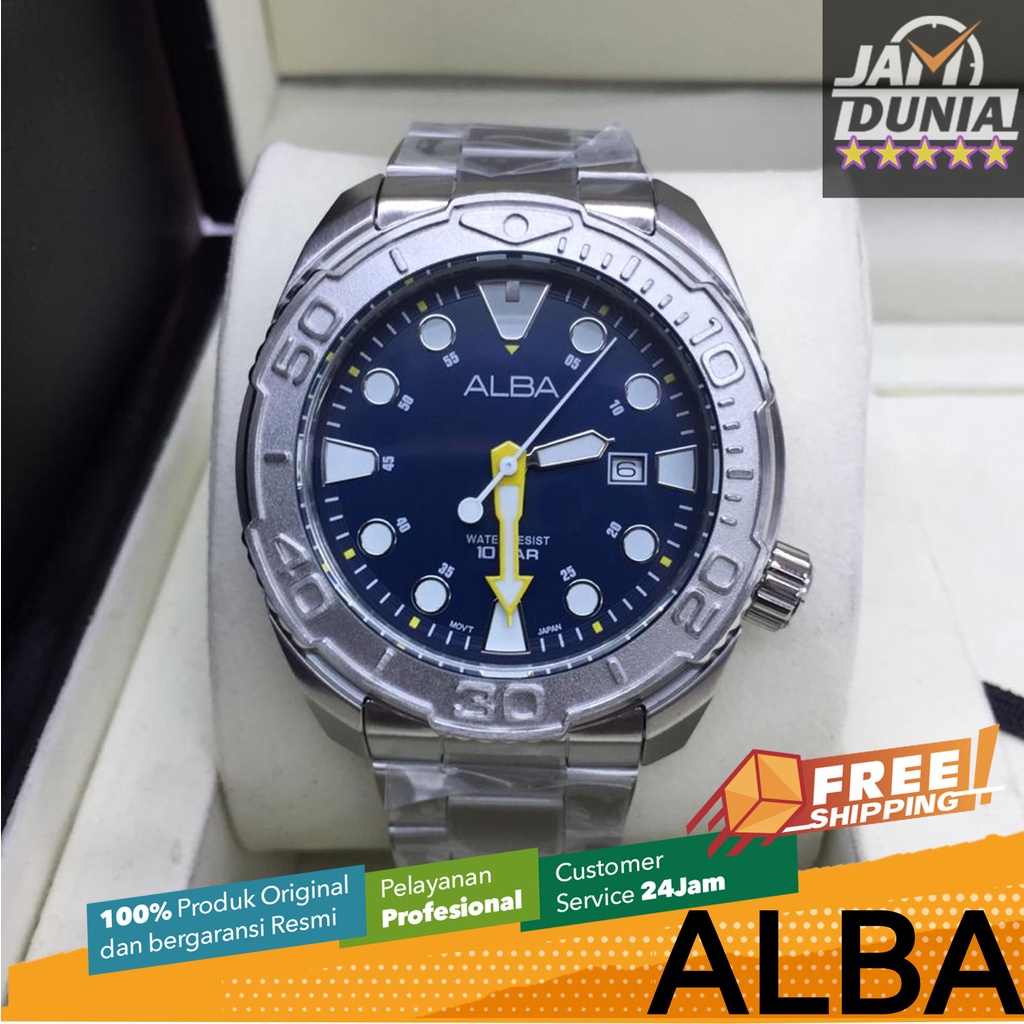ALBA ORIGINAL ST AG8M19 AG8M19X1 AG8M 19 AG 8M 19 X1 AG8 JAM TANGAN PRIA JAM PRIA CT JAMDUNIA