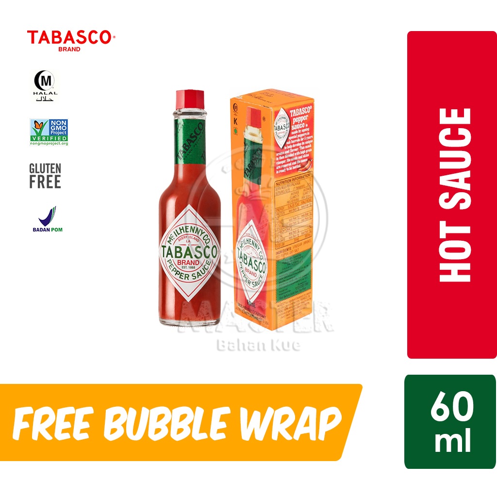 

Tabasco Red Pepper Sauce / Saus Pedas / Hot Sauce [60 ml]